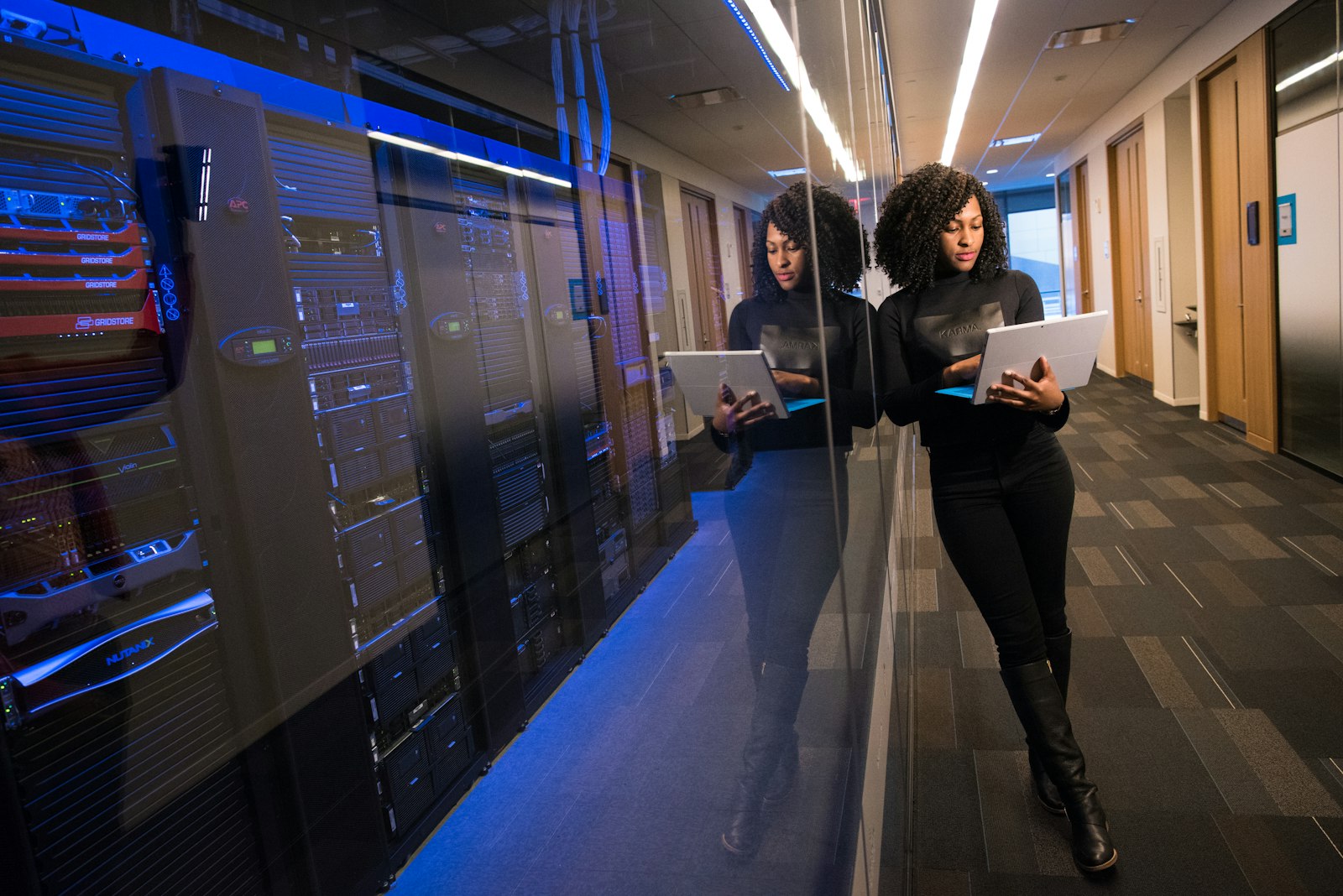 A commercial leader working through a plan